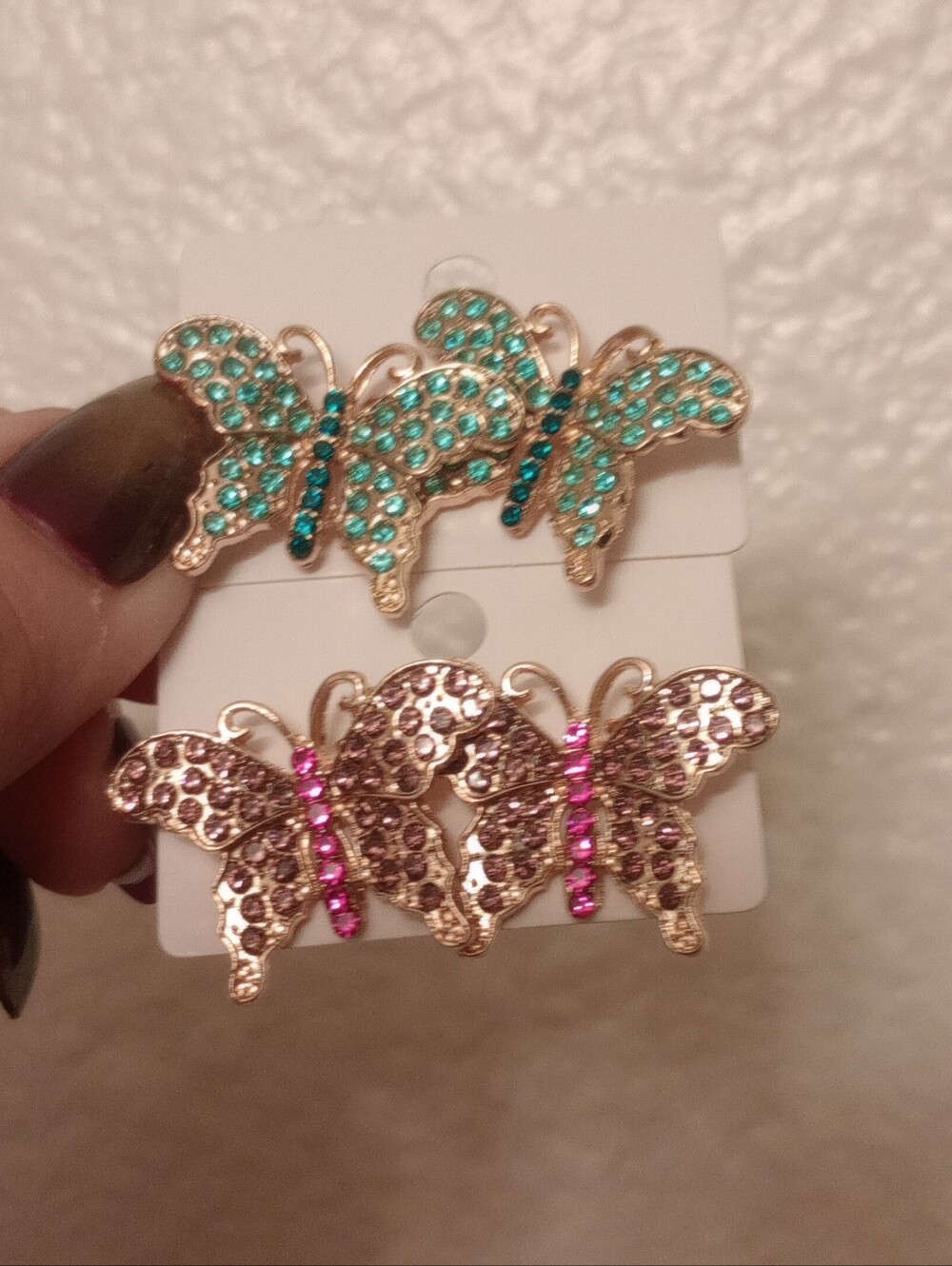 Gold Butterfly Stud Earrings - Pick One